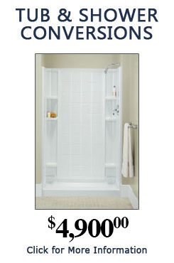Tub and Shower Conversions - $3390.00